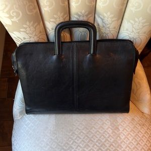 Black Leather Briefcase